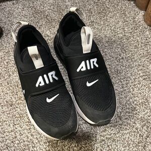 Nike Black and White AIR Slip-Ons